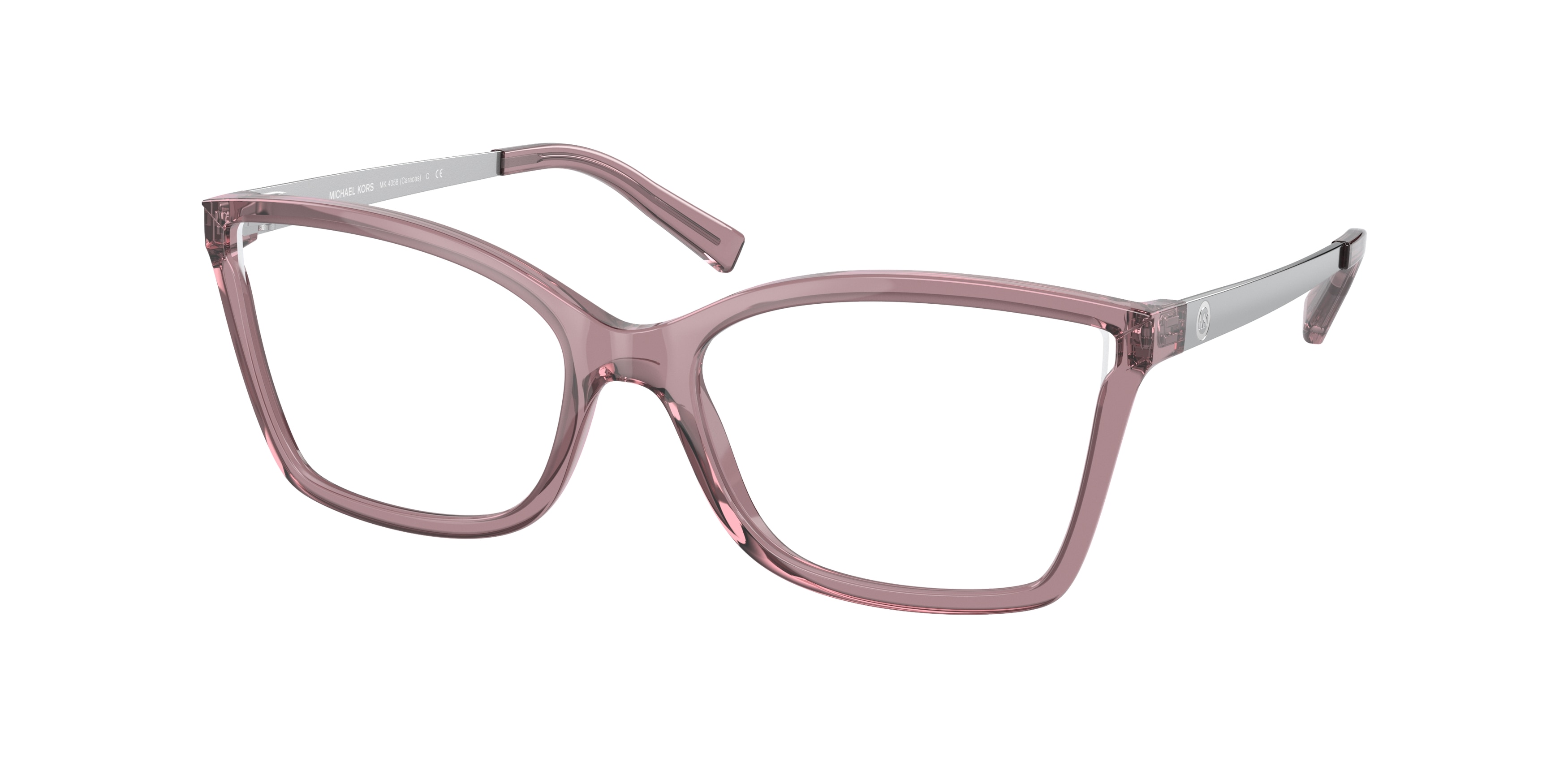 Michael Kors MK4058 CARACAS 3502 Women's Eyeglasses Burgundy Size 54 (Frame Only) - Blue Light Block Available